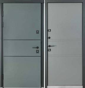 Двері Вхідні Булат Сottage мод.703/ 237 Metalic grey/ Вулична Титан  (вулиця) 850права СЧ