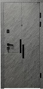 Двері вхідні Портала Quadro Termo Дует  Блек Зріз каміння Бетон сніжний 870*2040 ліва