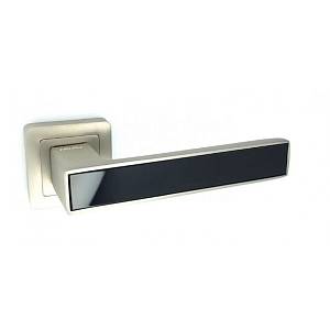 Ручка Trion на квадратной розете Lion 74 AL-AL MSN/MB