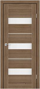 Дверне полотно MEXICO StilDoors Итальянский орех (800*2000) ПВХ, стекло сатин