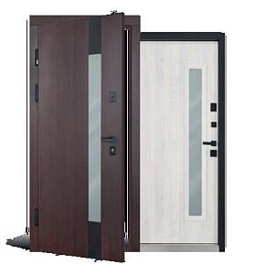 Двері вхідні уличная  Abwehr  527Tower( Termix) 960х2050( венге/сосна прованс) терморозрив