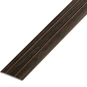 П-8-18 Порог Омис (50мм) стыковочный рифленый венге (2700мм)