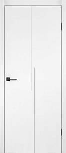 Дверне полотно SIMPLI - LOFT 08 Stildoors 700 х 2000, Білий супермат (РР), Чорна матова кромка