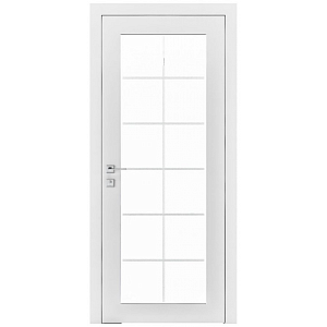 Дверь Родос Porto белая матовая (800*2000) окрашенная, стекло триплекс двухсторонний сатин рис.8