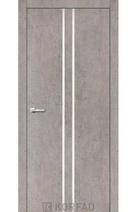 Двери Korfad ALP-02 Лайт бетон 800х2000 Алюминий
