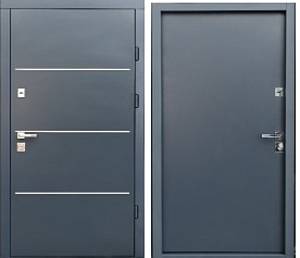 Двері вхідні Berez Smart Giada D 870/970*2050) Антрацит/Антрацит глухое