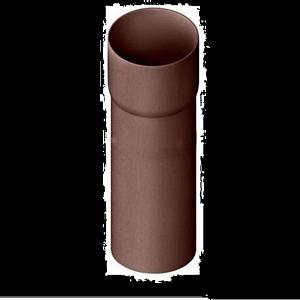 Водосточная система Альта Профиль труба с муфтой коричневая ПВХ (3м.п./д.95мм) (6шт/уп)