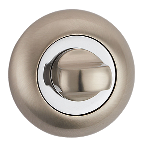 Накладка MVM на замок под WC T3 SN/CP матовый никель/полирован. хром (цинковый сплав)