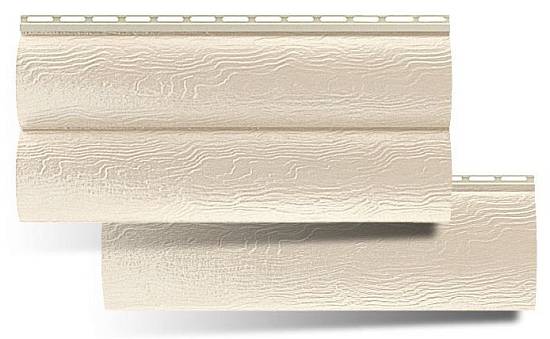 Сайдинг Альта Block House двухпереломный виниловый бежевый (320*3100=0,992кв.м)(16шт/уп)