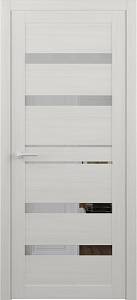 Дверь Luxdoors Дрезден белый (800*2000) покрытие Vinil, стекло зеркало