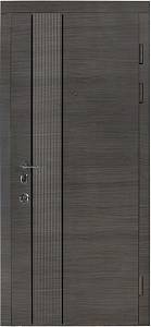 Двері Вхідні Булат Термо К-84 мод 529/172  Венге горизонт сірий/ Шелл горизонт 950мм ліві СДн