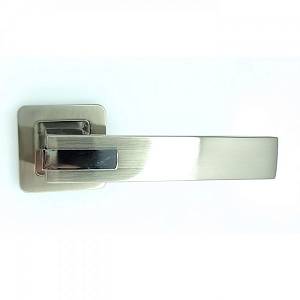 Ручка Trion на квадратной розете Torino 74 AL-AL SN/СР