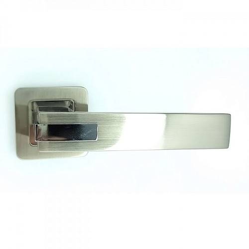 Ручка Trion на квадратной розете Torino 74 AL-AL SN/СР