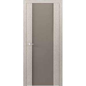 Дверь Rodos Flat капучино (800*2000) ПВХ, стекло латте