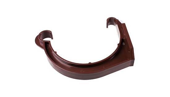 Держатель желоба Profil ( 014 ) ПВХ коричневый Д 130 (100 шт.)