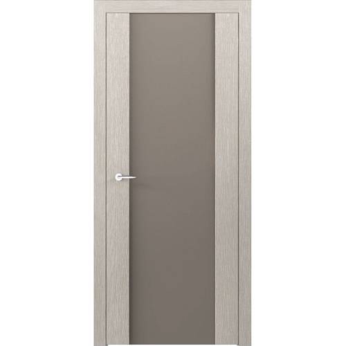 Дверь Rodos Flat капучино (800*2000) ПВХ, стекло латте