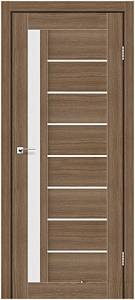 Дверне полотно LONDON StilDoors Итальянский орех (800*2000) ПВХ, стекло сатин