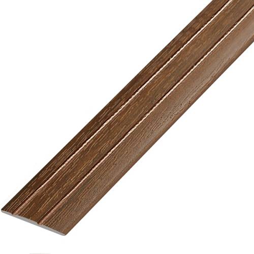 П-8-16 Поріг Оміс (50мм) стикувальний рифлений каштан (1800мм)