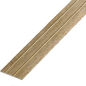 П-8-21 Порог Омис (50мм) стыковочный рифленый дуб мокко (1800мм)