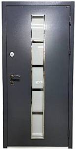 Двері вхідні Портала серія Стріт М2(склопакет) метал Ral 7024+мдф дуб шато 950*2040 права