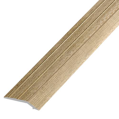 П-1(226)-21 Порог Омис (28,5*5мм) разноуровневый косой дуб мокко (1800мм)