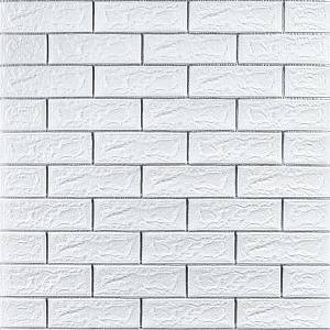 100-5 Панель стеновая 3D 700х770х5мм БЕЛЫЙ+СЕРЫЙ (D) SW-00000753