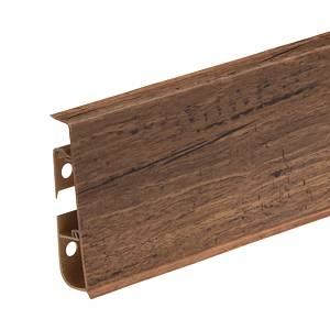 Плінтус ПВХ Hi Line Prestige Cezar Матовий №287 Горіх Блюз (74*22*2500)