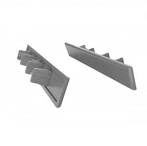 Террасная доска Berg Deck заглушка (150*25мм) 01 Антрацит (12шт/уп)