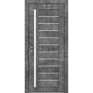 Дверь Rodos Bianca акация темная new (800*2000) полустекло