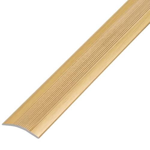 О-300-04 Порог Омис (29,7мм) стыковочный рифленый дуб светлый (1800мм)