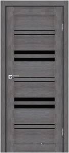 Дверне полотно SLOVENIA StilDoors Дрим вуд (800*2000) ПВХ, стекло черное