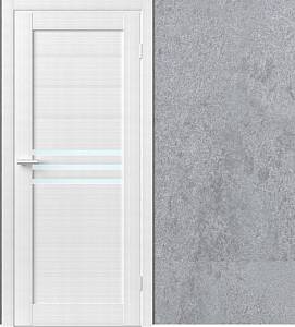 Дверь Art Door  ART 10.14 Бетон снежный  (800х2000мм.) ПВХ пленка, стекло сатин