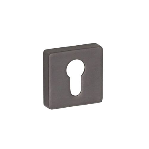 Фиксатор(накладка) SYSTEM (квадрат) под ключ RO11Y BBN Черный Матовый Никель