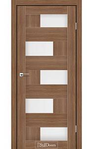 Дверне полотно NEPAL StilDoors Итальянский орех  (800*2000) ПВХ, стекло сатин