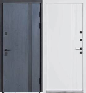 Двері вхідні Термо Хаус Мод710/265 Темний Антрацит/Вулична Білий атласний 1200*2050 ліва