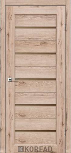 Двери Korfad Porto РR-02 дуб тобакко  0,80х2 стекло бронза