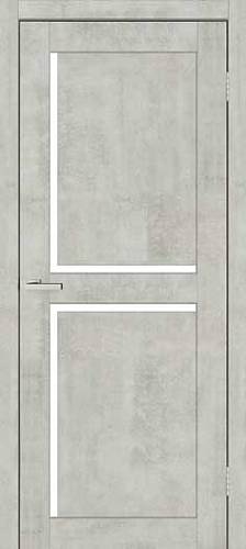 Дверь  Doors Smart С101 Бетон светлый (800*2000) ПВХ, стекло сатин