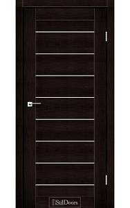 Дверне полотно TANZANIA StilDoors Венге премиум (800*2000) ПВХ, стекло сатин