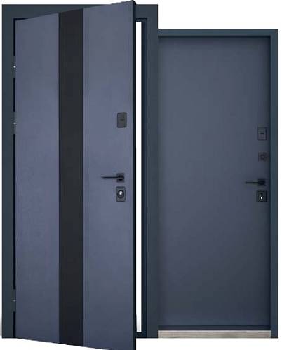 Двері вхідні уличн Abwer (Bionica 2) Olimpia (LP-3) 860/960х2050  ( Антрацит/Антрацит) терморозрив