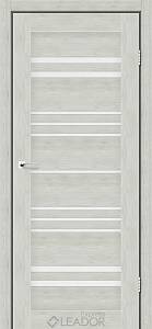 Дверне полотно Leador Express   ANDORA 900 х 2000, Клен Айс, Сатин білий(СкДн)