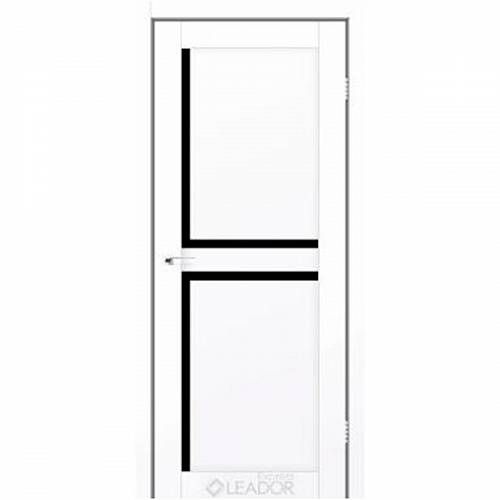 Двери межкомнатные Leador Atlantic-05 Белый мат (800*2000) ПП стекло сатин