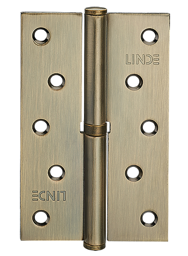 Петля MVM H - 120 R AB (125*75*2,5мм) правая старая бронза (1 петля в уп)