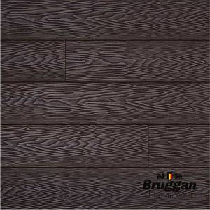 Террасная доска Bruggan (150х25х3000мм.) Wine Brown (1шт/0,45 м.кв.)