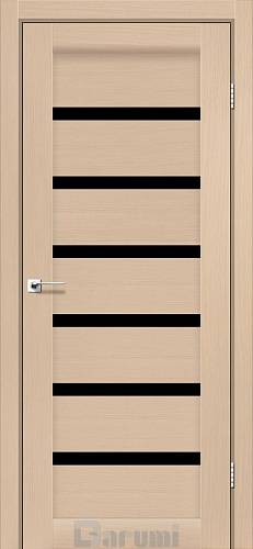 Дверь межкомнатная Darumi Vela Дуб боровой (800*2000) стекло черное