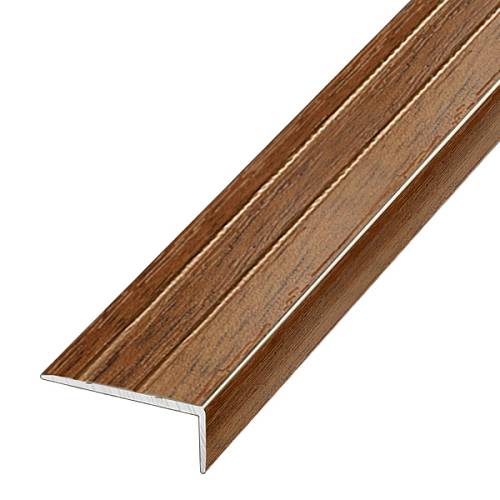 П-2(316)-17 Порог Омис(23,5*9мм) лестничный рифленый орех лесной (1800мм)