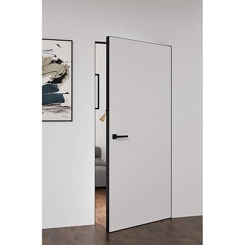 Двері прих монтажу відкOutside торец алюм чорн+замок магAGB+2 зав прих Anselmi 2005*40*620*720*820