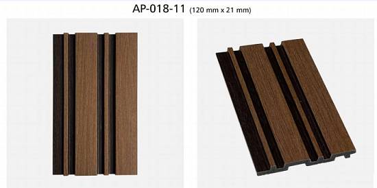 Стінова панель дюрополімерна Грант Деко АР-018-11 (120мм*21мм) 2,9м