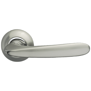 Ручка дверная Armadillo раздельная Pava-3 LD42-1SN/CP матовый никель/хром
