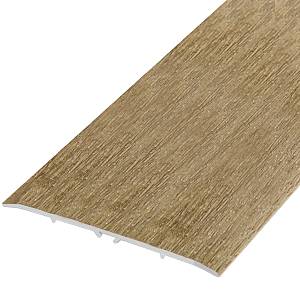 П-21-21 Порог Омис (80мм) стыковочный потай дуб мокко (1800мм)