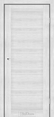 Дверне полотно ANTALYA 600 х 2000, Сандал, Сатин білий